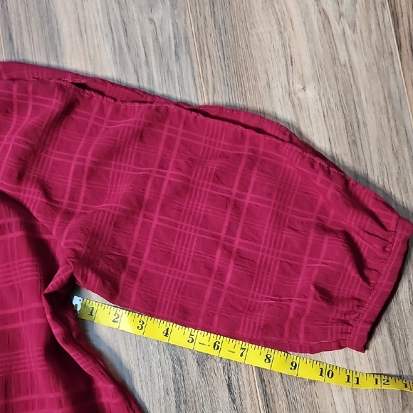 DELETING SOON! A. Byer Maroon Red Cut Out Women's Top - Picture 8 of 9